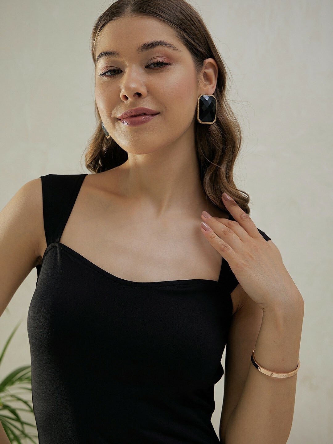 Folk Republic Women Solid Black Sweetheart Neck Sleeveless Straight Hem Knitted Bodycon Mini Dress - #folk republic#
