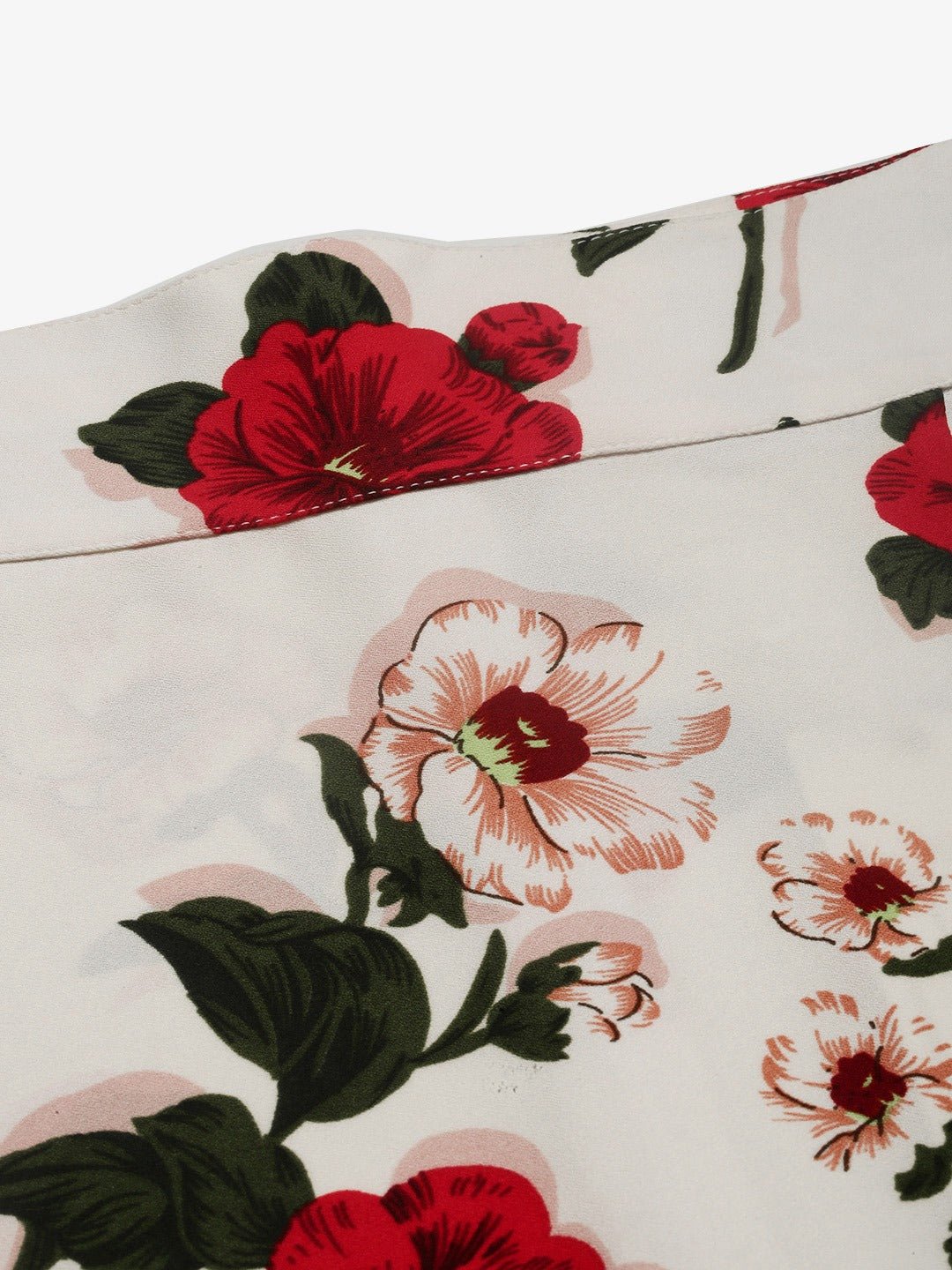 Folk Republic Women White Floral Print Co-Ordinate Midi Dress - #folk republic#