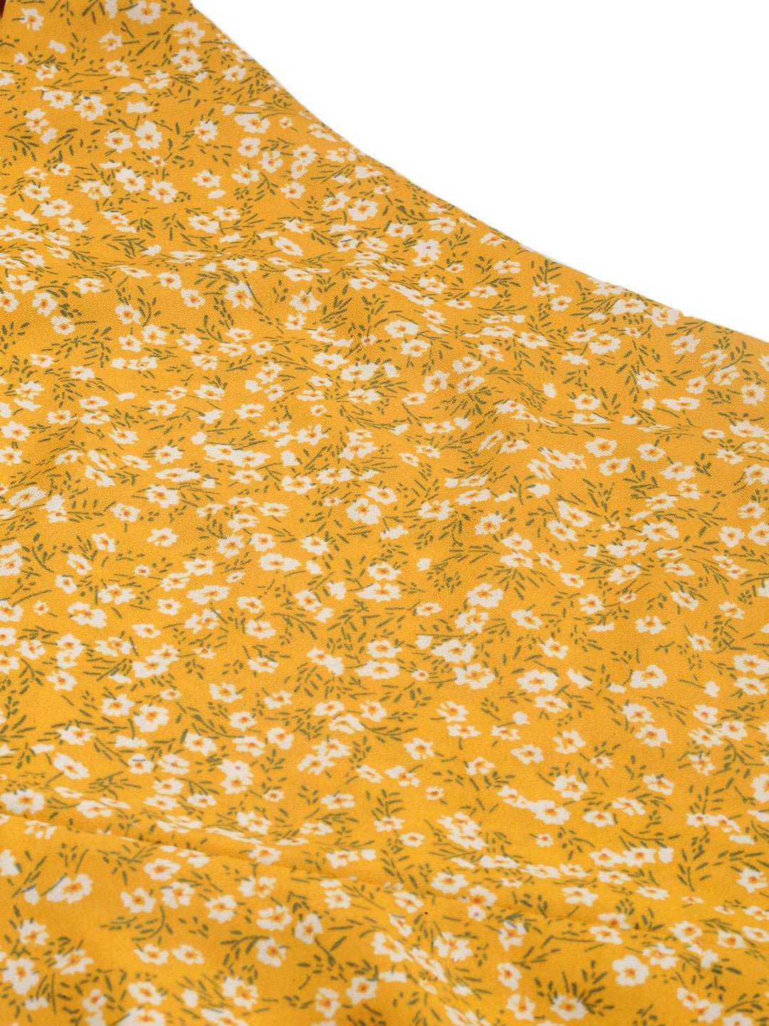 Folk Republic Women Yellow Floral Print One Shoulder Maxi Dress - #folk republic#