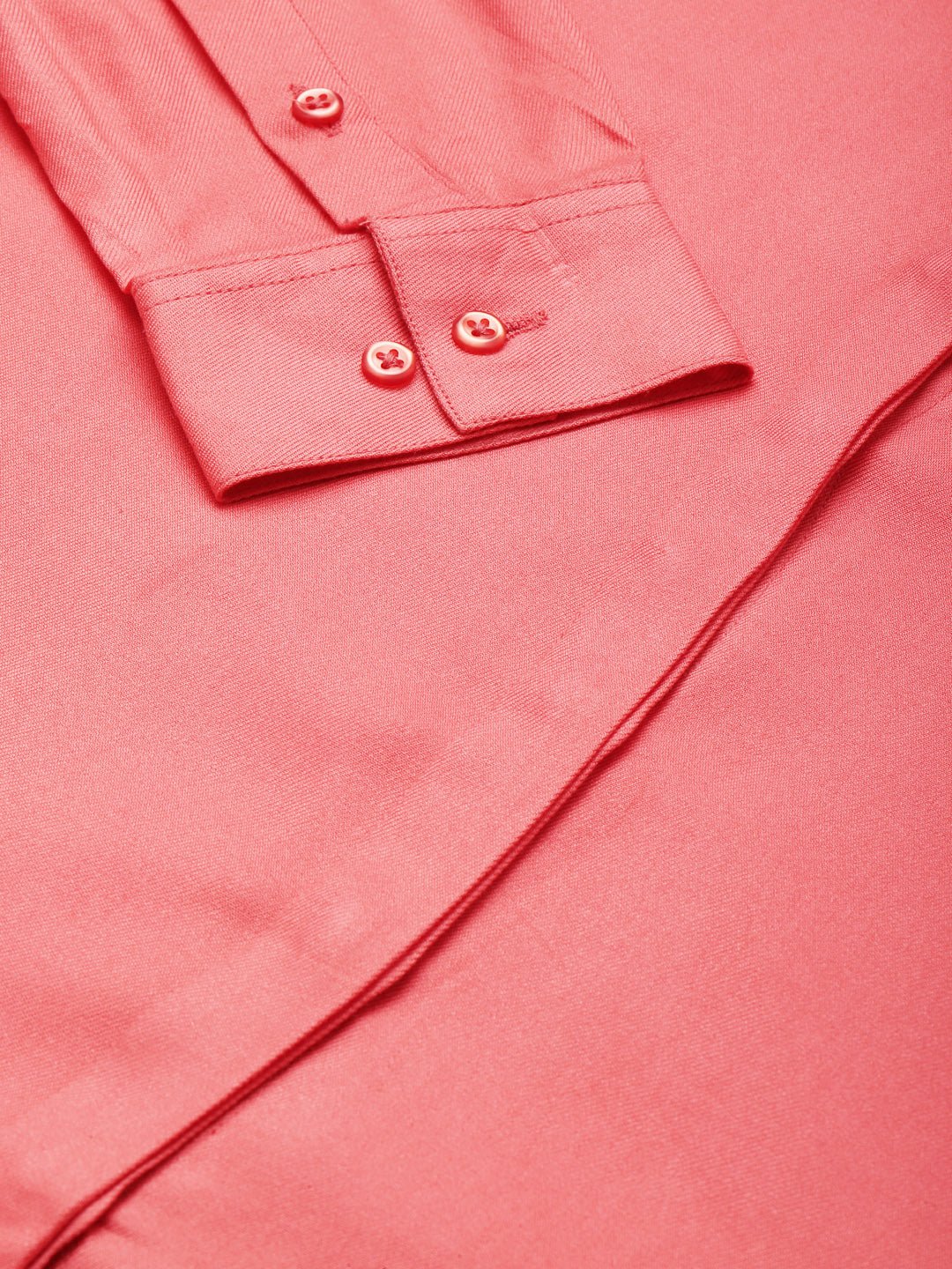 Women Coral Solid Viscose Rayon Regular Fit Formal Shirt - #folk republic#
