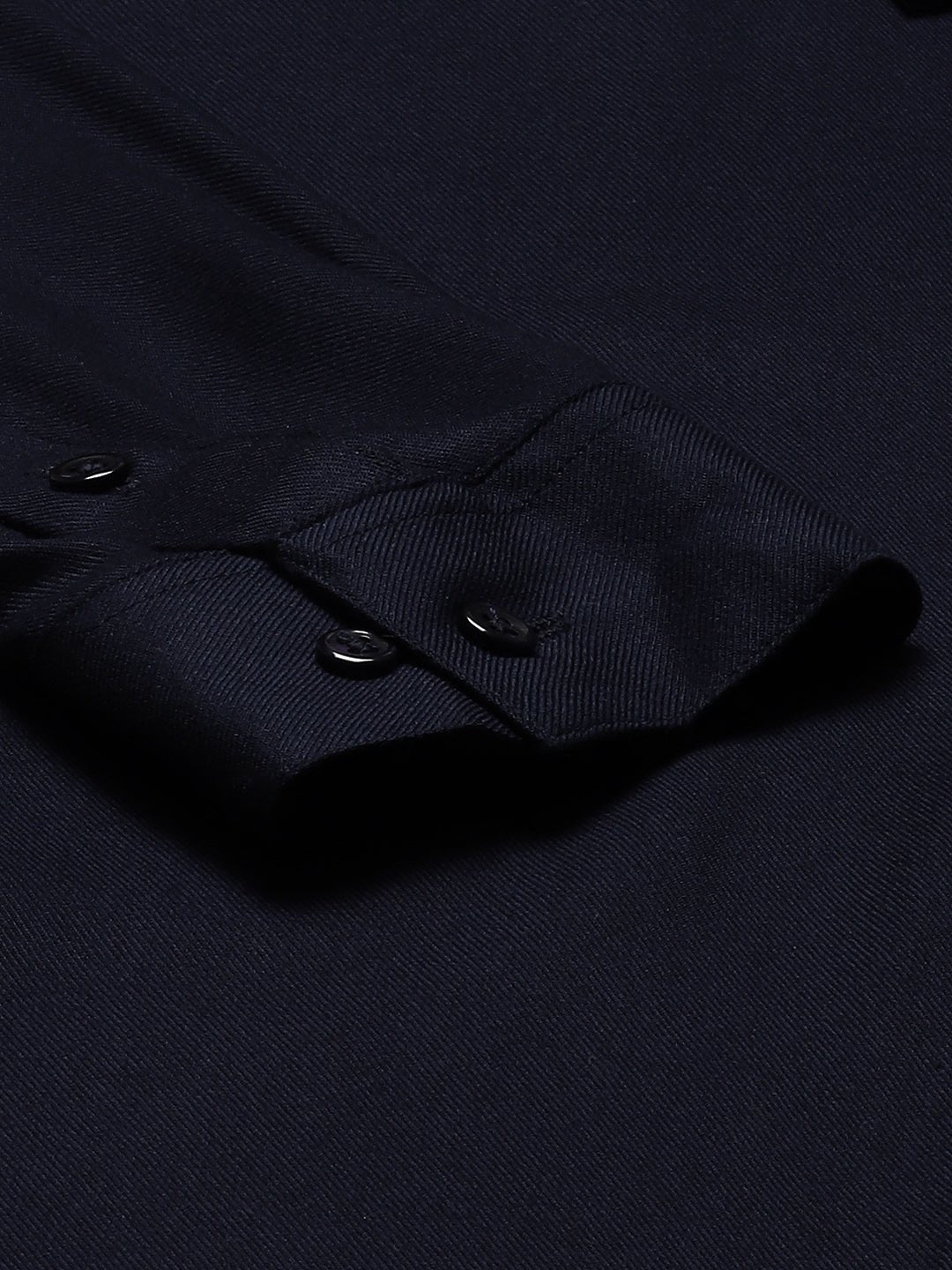 Women Navy Solid Viscose Rayon Regular Fit Formal Shirt - #folk republic#