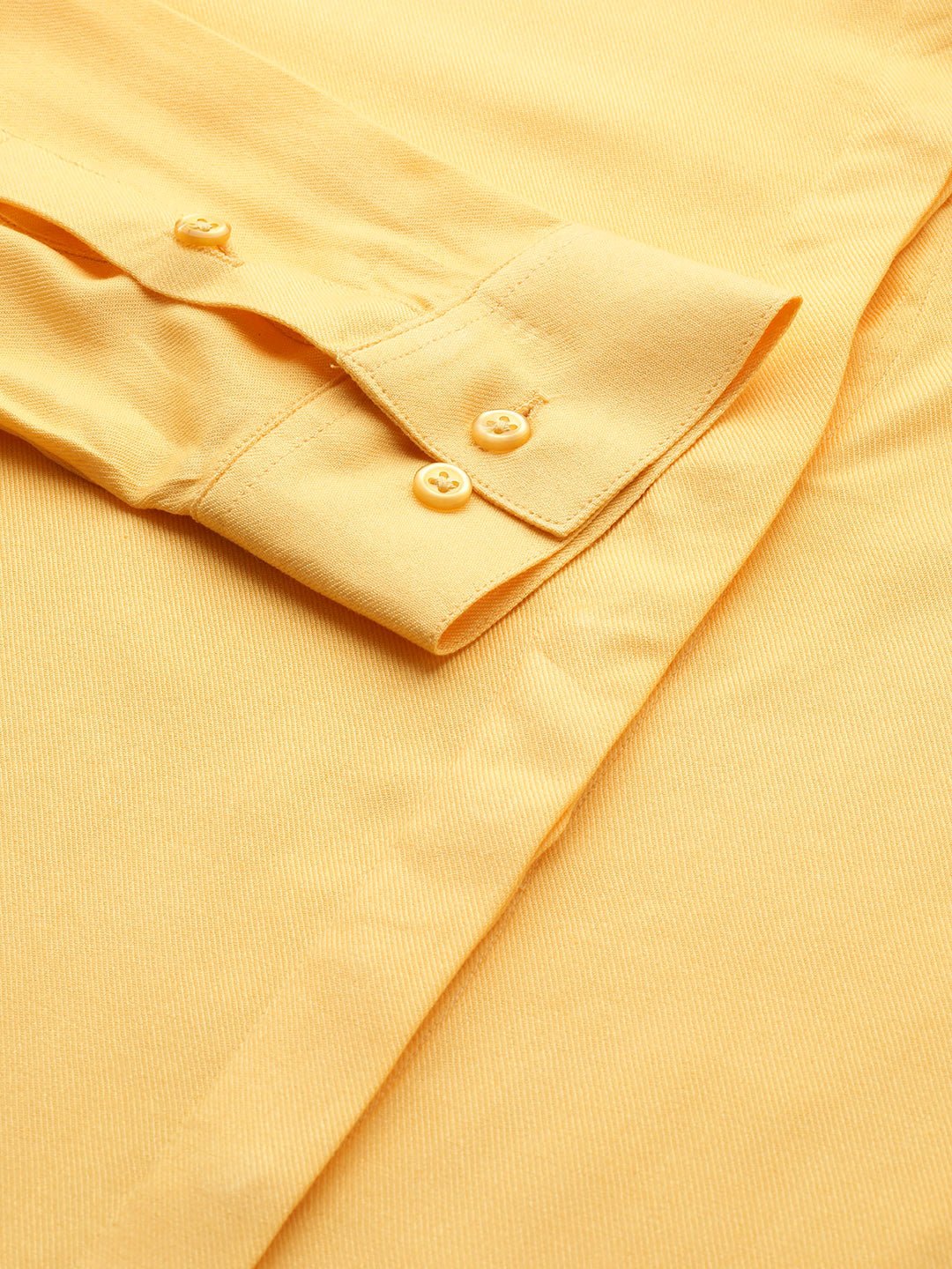 Women Yellow Solid Viscose Rayon Regular Fit Formal Shirt - #folk republic#